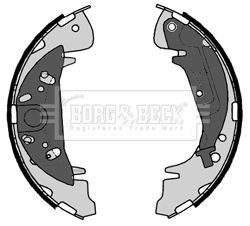 BORG & BECK Piduriklotside komplekt BBS6375